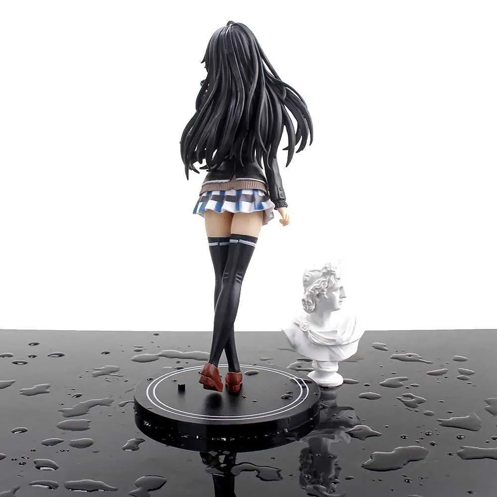 Manga 20cm Anime Japan Anime Yukino Use Uniformes Escola Uniforme Postura Figura Figura PVC Modelo Toys 240414