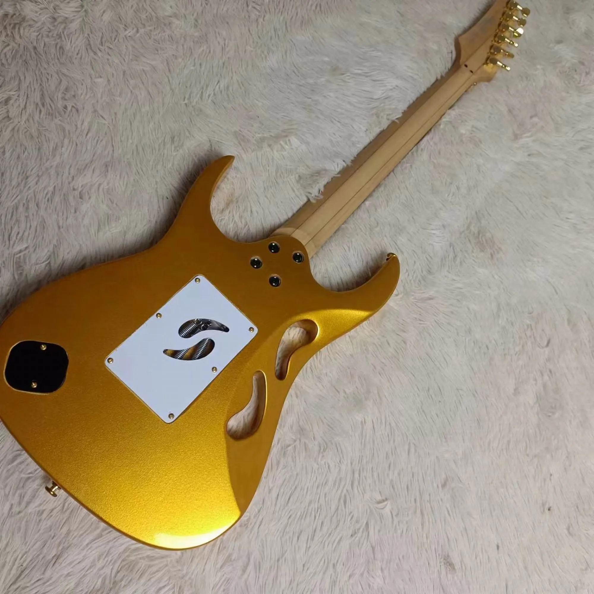 In stock jem elettrico chitarra visto 7v modello in oro goldtop 2403