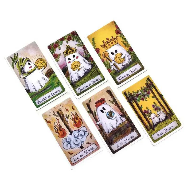 Ghost Tarot Oracle Card Game Family Party Entertainment Set with