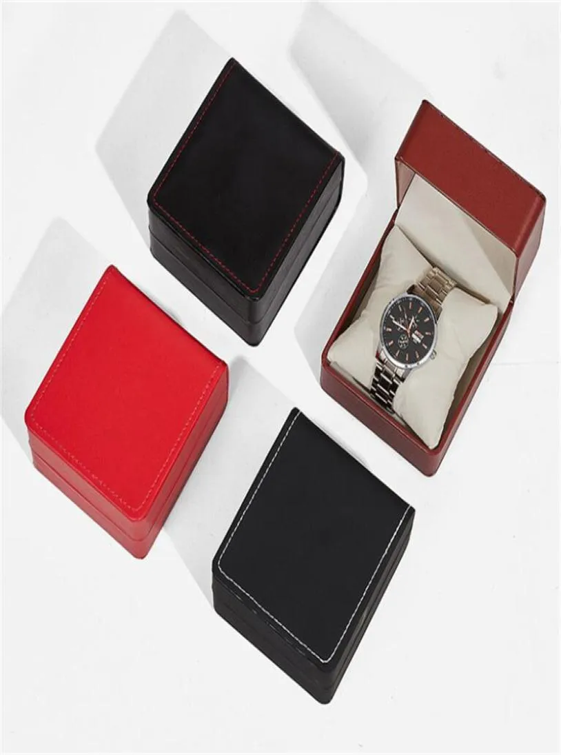 PU skórzane pudełko zegarkowe Wrap Fase Case Randwatch Boxy Bransoletka Bransoletka Organizator przechowywania 8731751
