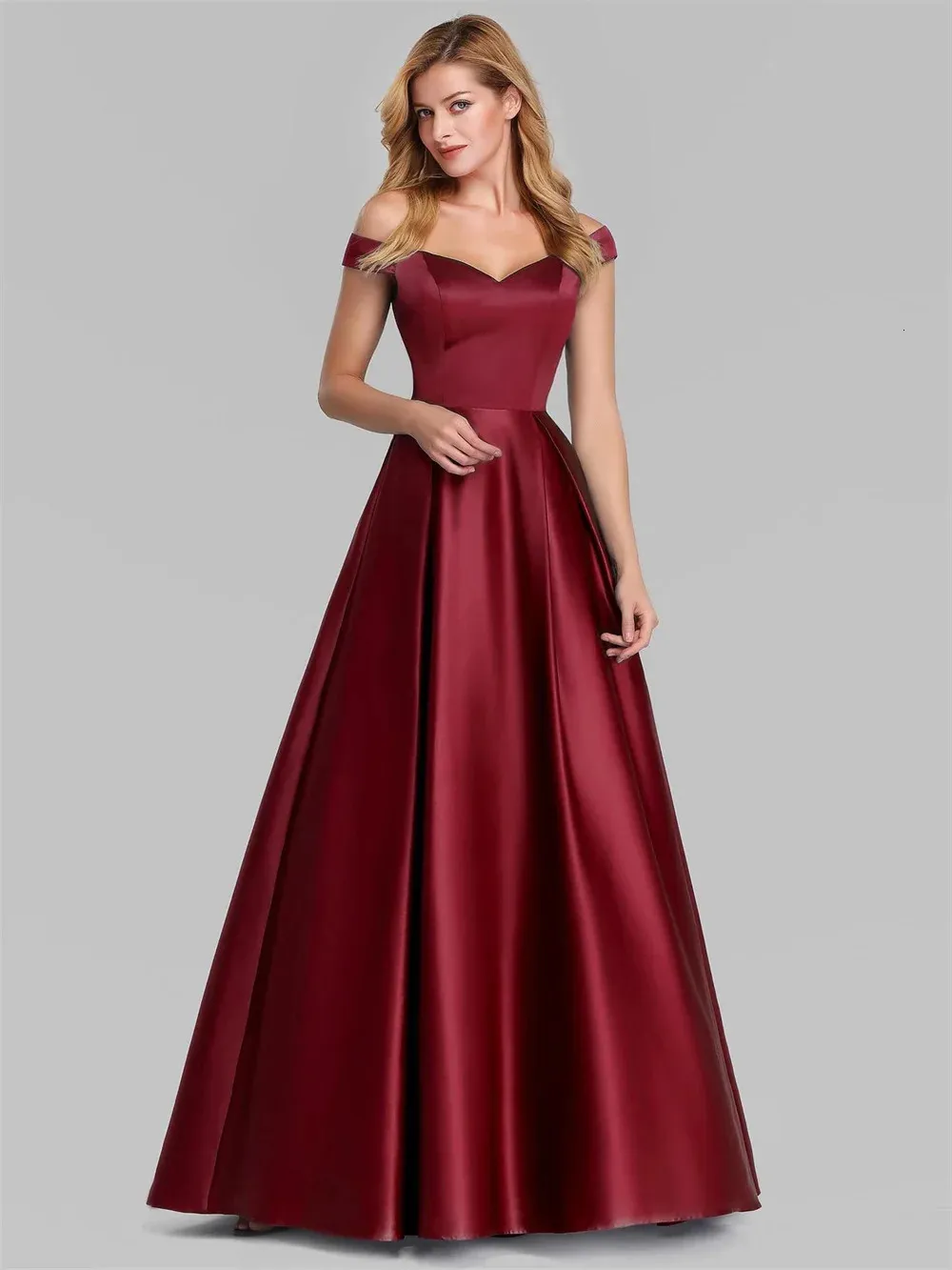 Elegant kvinnlig kvällsfestklänning i sexig vneck hög midja maxi klänningar damer boutique prom quinceanera klänningar 240408