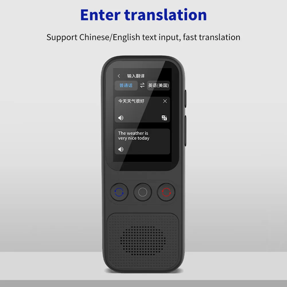 Language Translator Device with Display Screen, Portable Two-Way ...