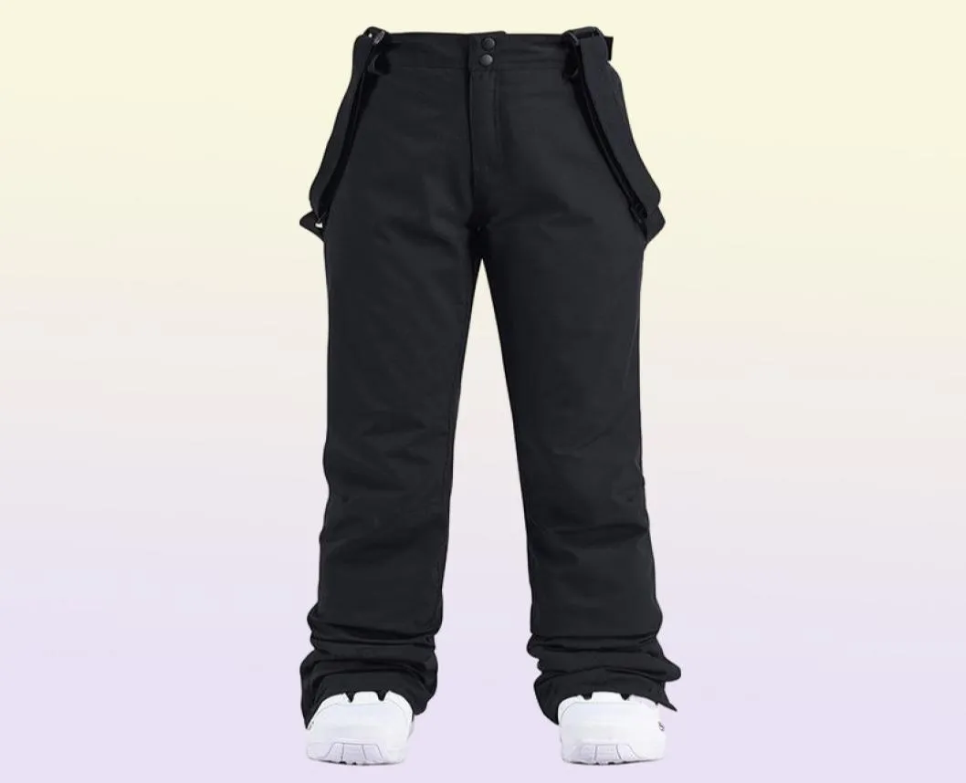 Ski -broek 30 Warm Unsex Women39s en Men39 Sneeuw Winter Buiten sportriem Snowboardboardbroek Waterdichte winddichte SK6362244444