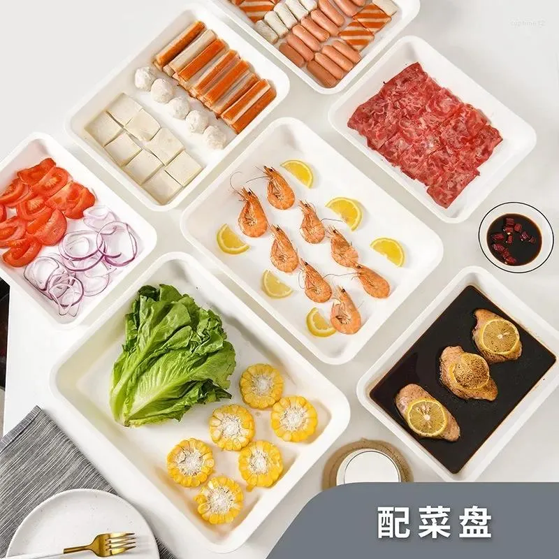 Storage Bottles Japanese Style Raised Tray Side Dish Household Pot Plate Refrigerator Ingredients Fruits And Vegetables Classification