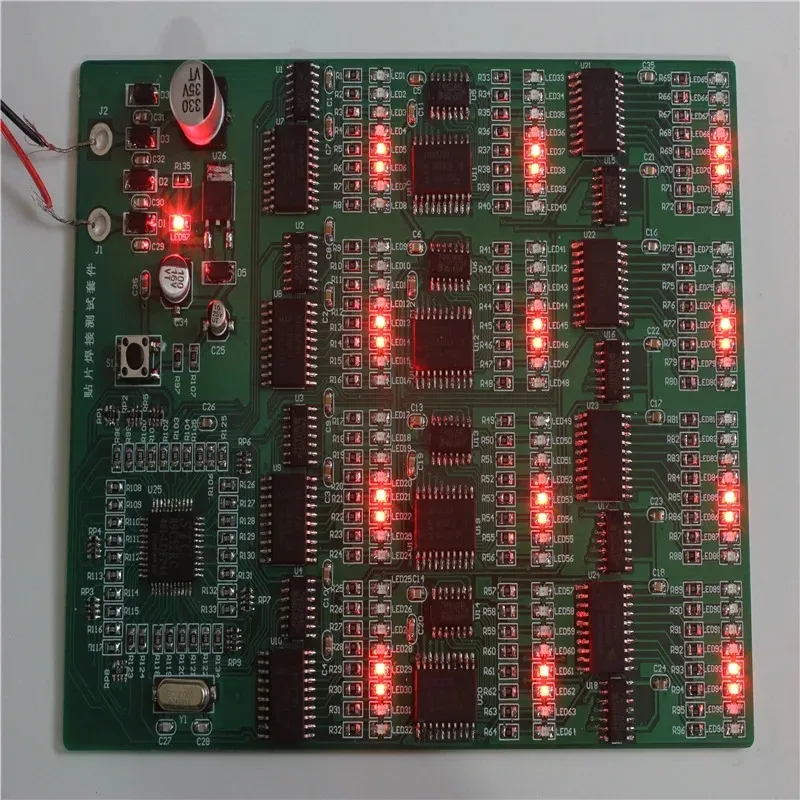 SMDコンポーネントはんだ付けテストキット高強度練習ボードスキルコンペティションPCBはんだ付け