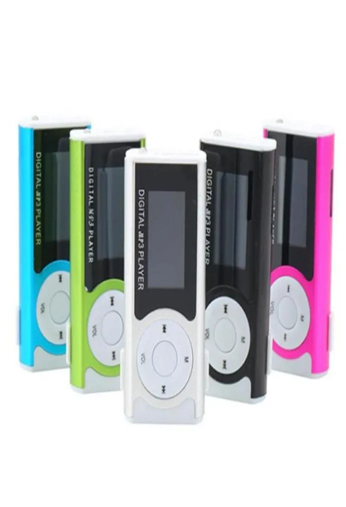 Weihnachtsgeschenk Digital Mini Clip MP3 Music Player mit LCD -Bildschirm und LED Light FM -Radiofunktion mit Retail Box4287815