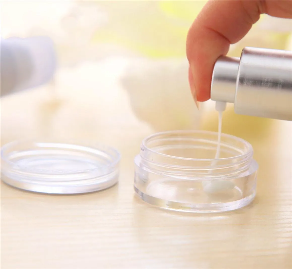 5g Cosmetic Empty Jar Pot Eyeshadow Makeup Face Cream Lip Balm Container Bottle Cosmetic Bottle Packaging2307048