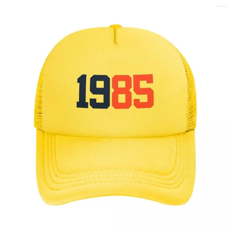 Bollmössor anpassade 1985 födelsedag baseball mössa för män kvinnor justerbar trucker hatt sport