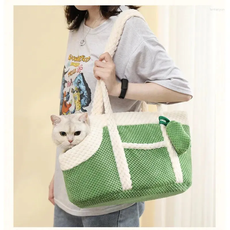 Cat Carriers Pet Carrier Dog Sling Backpack Cozy Puppy Small Bags Outdoor Hiking Travel Shoulder Bag Pug Handbag