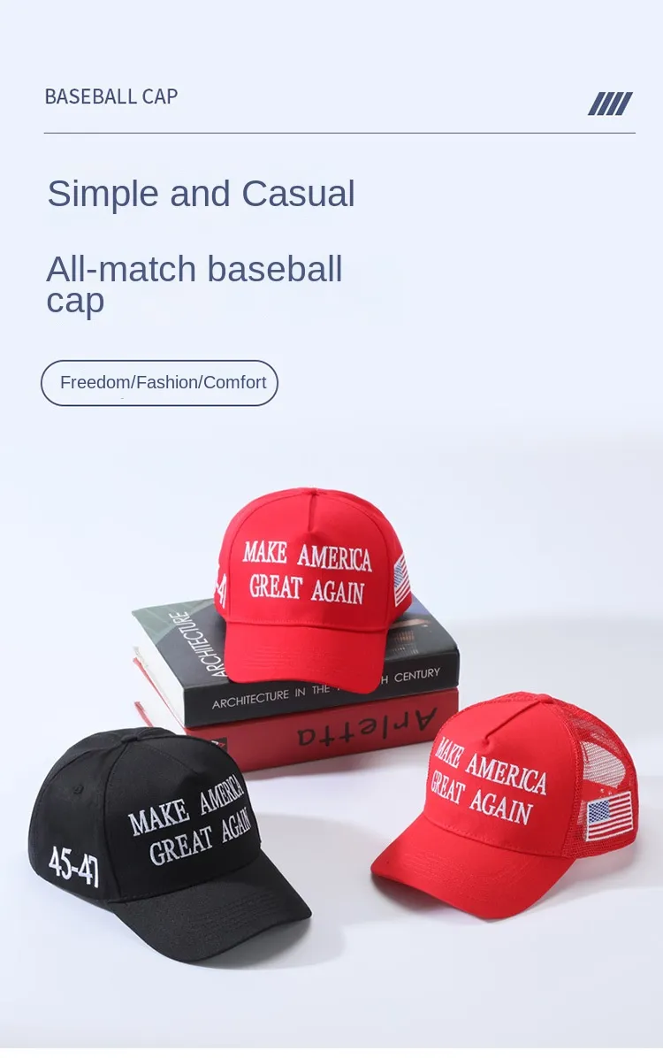 Red Riding Cap Embroidered Little Red Riding Hood Patriotic Ball Caps In Stock For ...