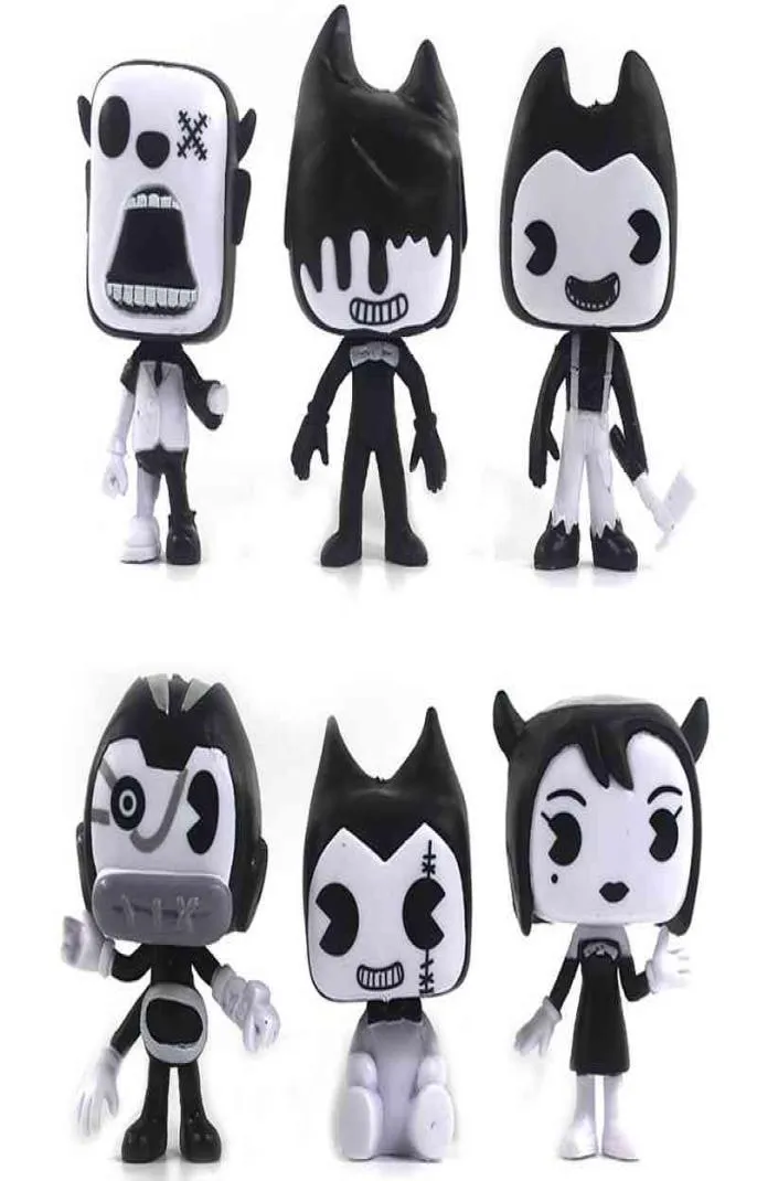 Cartoon character toys 911cm PVC model terrorist action toys bendy and ink characters children039s Halloween gifts6637583