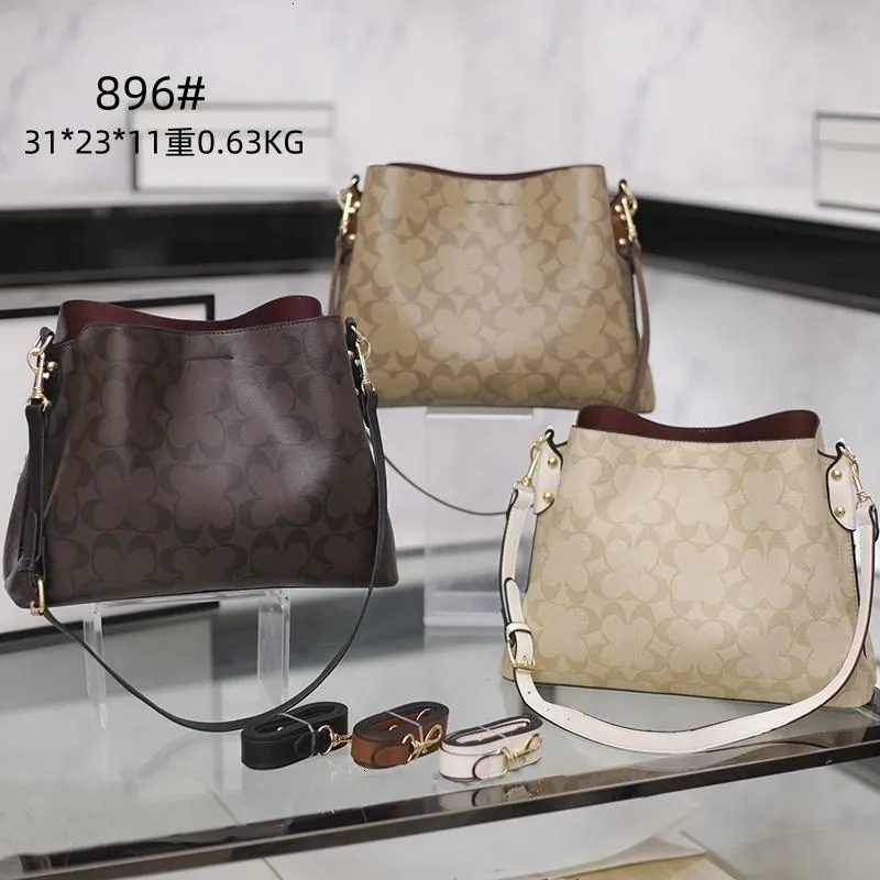 Designer de luxo Alta qualidade Bolsa de ombro simples de textura Bola de balde feminino 2023 Novo Mensageiro Mensageiro Mensageiros Bolsa de Bolsa Bolsa de Bolsa de Bolsa