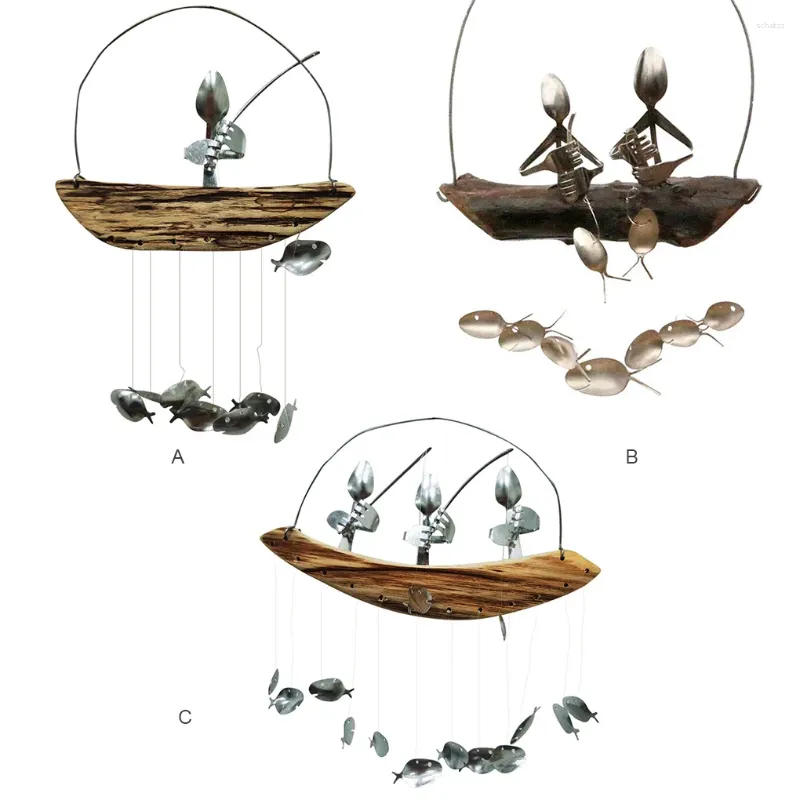 Dekorative Figuren Wind Glockenspiel Arbeit kompakt Größe Hanges Gellgarten Dekor Haushaltszubehör Mehrzweck -Türverzierung 1 Person Person