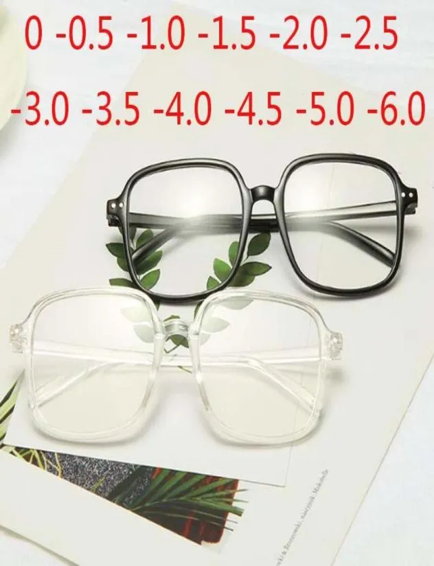 Lunettes de soleil rétro Big Frame surdimensionnées terminées Myopie Eyeglasse Femmes Men Lunes Eyes Spectacle à courte vue 05 10 15 20 T4513525