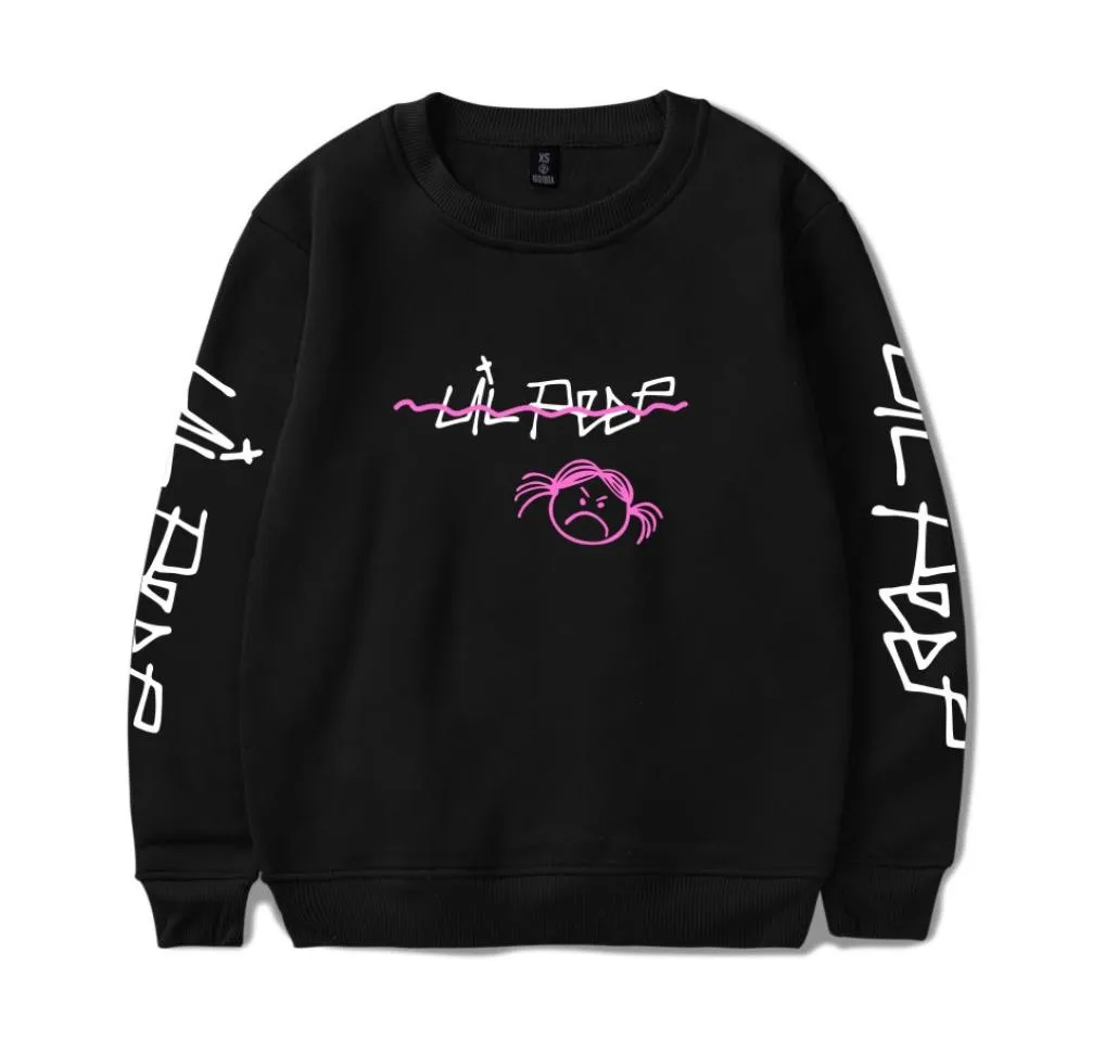 Lil Peep Harajuku Spring Sweatshirt Sweatshies Menwomen à manches longues Hip Hop Men Hommes Vêtements FZ13755513347