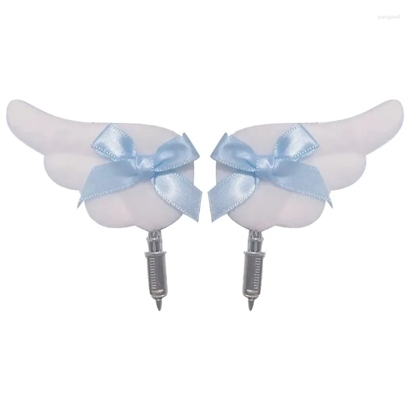 Haarklammern Engel Flügel Clip Plüsch Haarnadelzubehör Trend Bowknot Barrettes xxfb