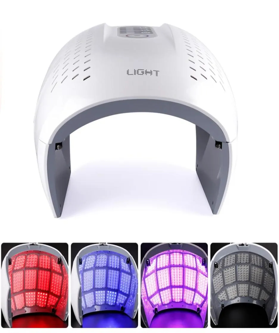 Foldbar 3 färg LED Ansiktsbehandling Pon Therapy Mask PDT Skin Rejuvenation Face Beauty Machine Light Therapy9724946