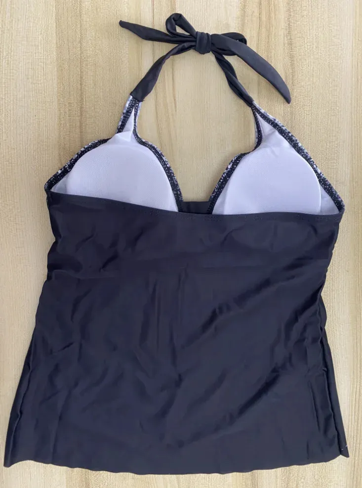 Costume Da Bagno Tankini Plus Size Due Pezzi Con Reggiseno Push