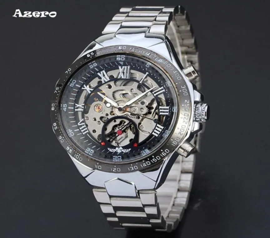 Победитель новый номер спортивный дизайн Bezel Golden Watch Mens Mens Watch Top Brand Luxury Montre Homme Clock Men Automatic Skeleton Watch J15608941