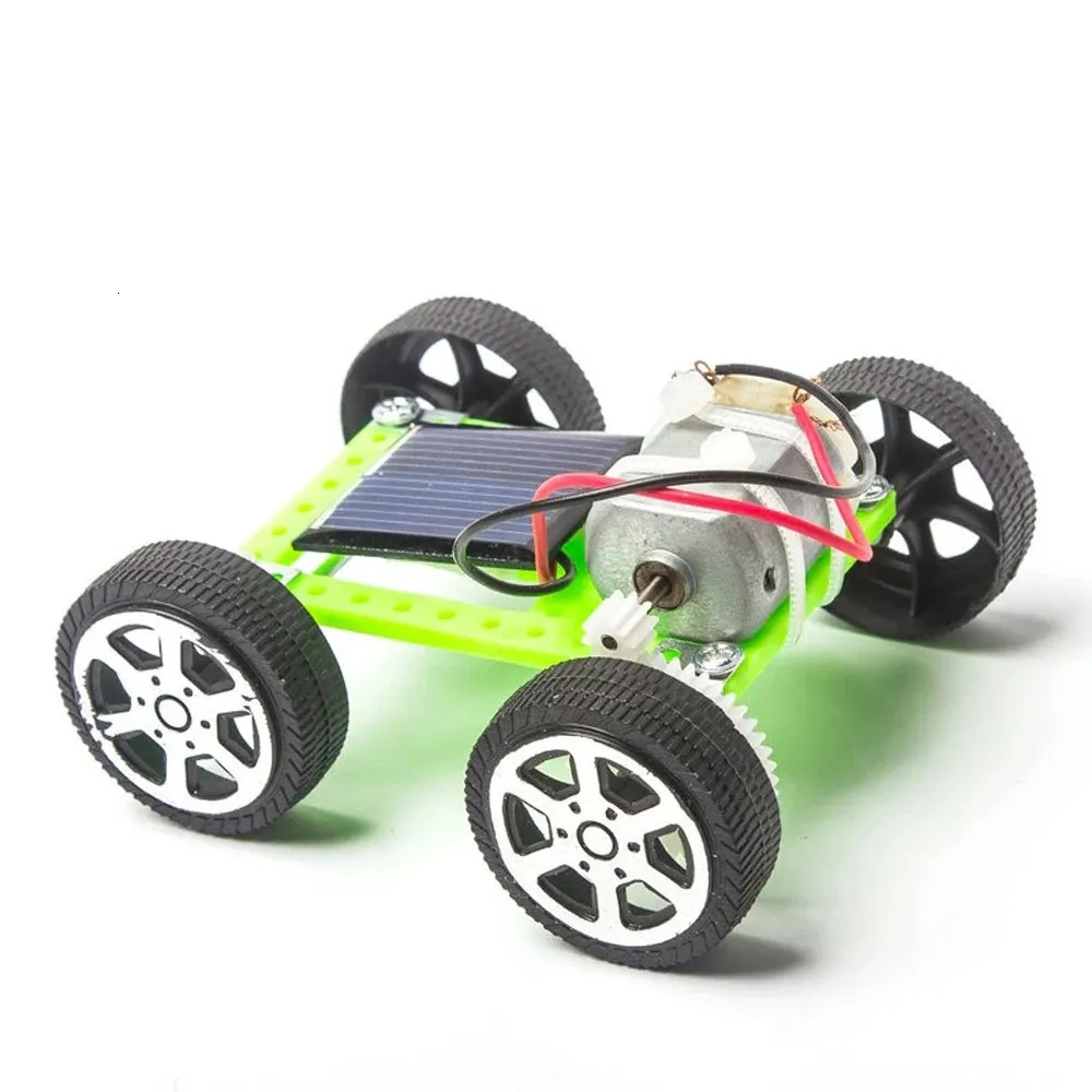 DIY Assembled Energy Solar Powered Toy Car Robot Kit Set Mini Science Experiment Toys For Children Educational 240408