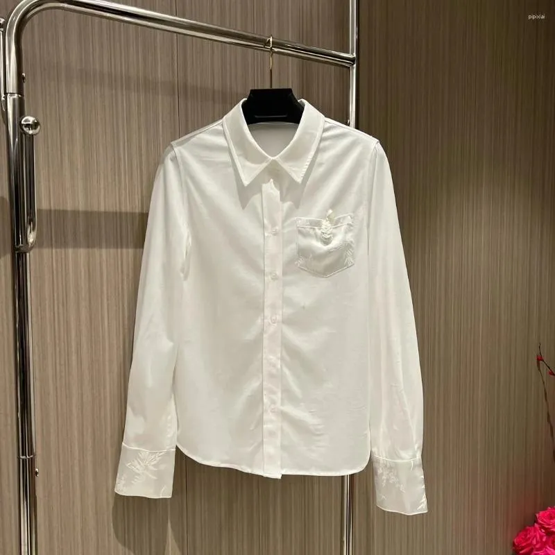 Women's Blouses 2024 mode lange mouwen sexy Chinese stijl shirt 0127