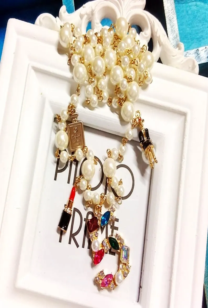 ميمياجو كوريا الطويل لؤلؤة قلادة للنساء تصميم عصري تصميم لؤلؤة سترة قلادة المجوهرات Y2009186182950