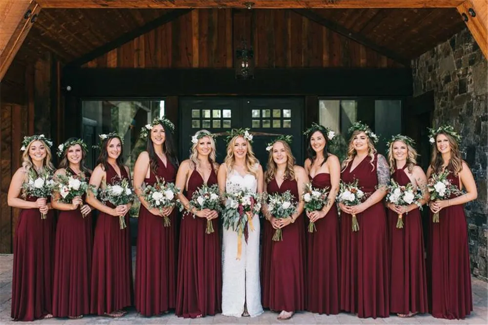 burgundy and navy bridesmaid dresses Alfred Sung Women's Bow One-Shoulder Jacquard Ballgown - Blue