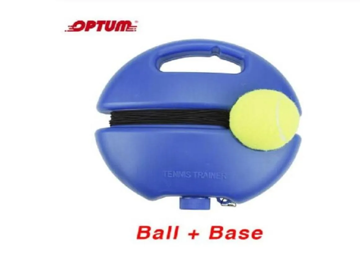Tung tennisträningsverktyg Övning Tennisboll Sport Selfstudy Rebound Ball med Tennis Trainer Baseboard Sparring Device7024949