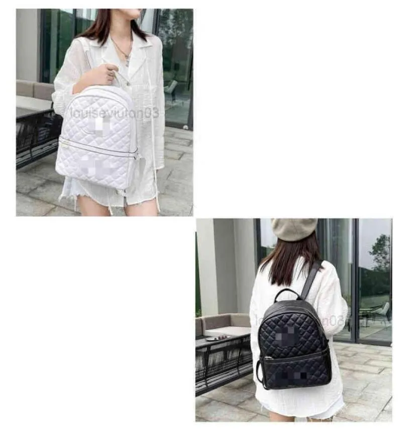 Tasarımcı deri el çanta erkek kadın severler yeni trend işlemeli iplik sırt çantası moda büyük kapasite pu basit seyahat shoul1137911