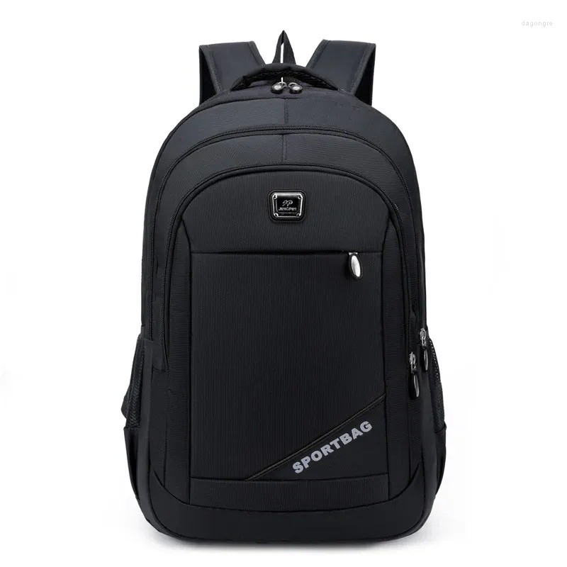 Backpack de grande capacidade Men Nylon High School Sacha para adolescentes Meninos de Back Pack