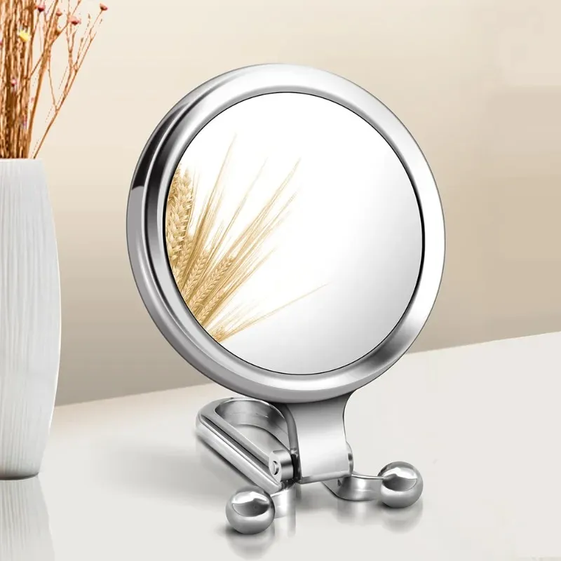 2024 2X Magnifying Makeup Mirror Handheld Makeup Vanity Mirror Folding Hand Mirror Pocket Mirror Compact Mirrors Make Up Tools for makeup