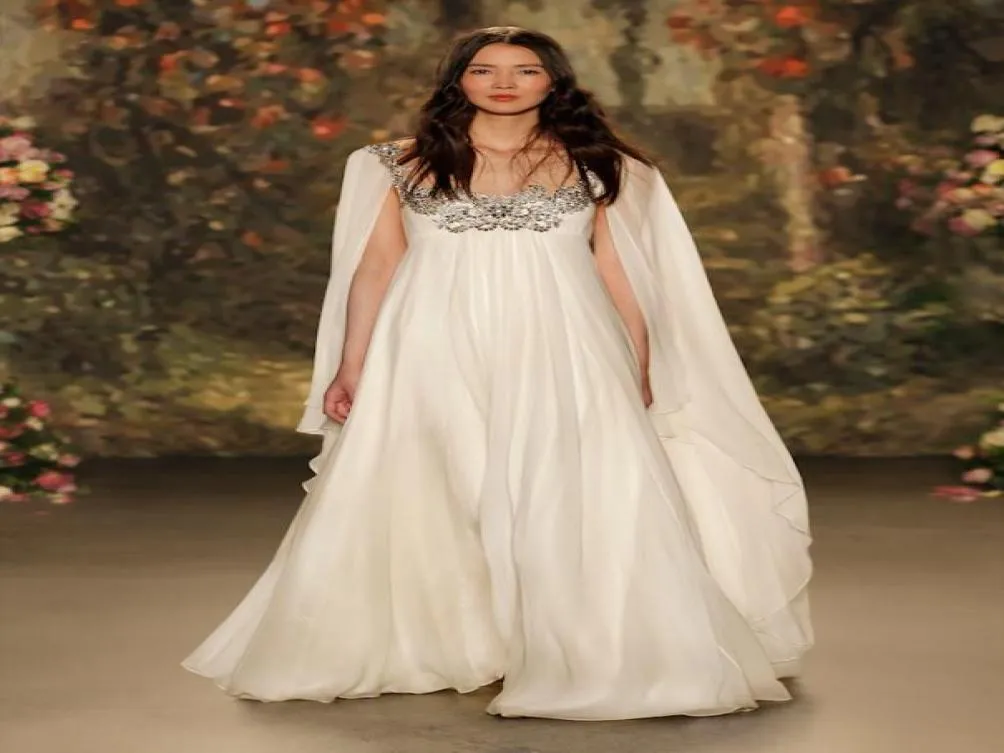 Vestido de noiva sexy 2021 pista de pescoço puro Cristais de miçangas de miçangas de maternidade vestidos de noiva vintage vintage vestidos de noiva