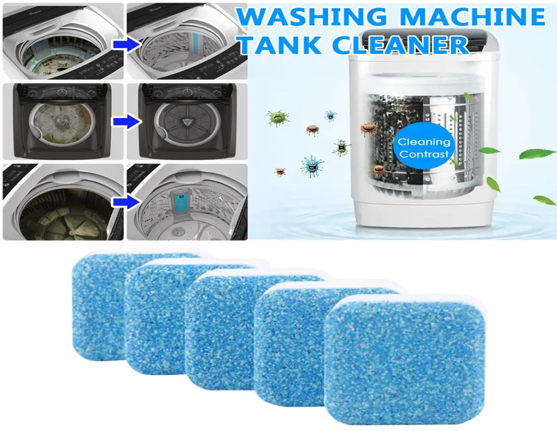 12pcs24pcs Tab tvättmaskinrengörare bricka rengöring Detergent brustablett för rengöring av remover deodorant Hållbar3307555