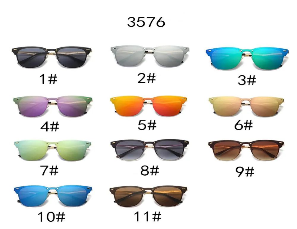 Popular Brand Designer Sunglasses for Men Women Casual Cycling Outdoor Fashion Siamese Sunglasses Spike Cat Eye Sunglasses 3576 Qu4196506