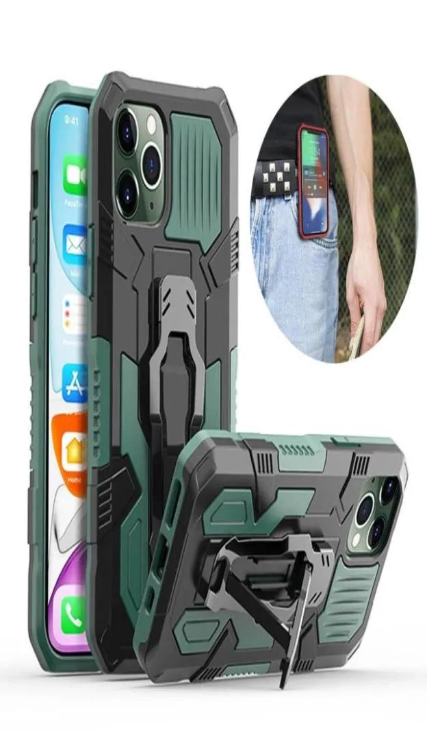 Belt Clip Cases For iPhone1212 Pro 11 XXS XR Xs Max 6 7 8 Plus Bumper Shockproof Stand Holder Holster Armor Phone Case2524435