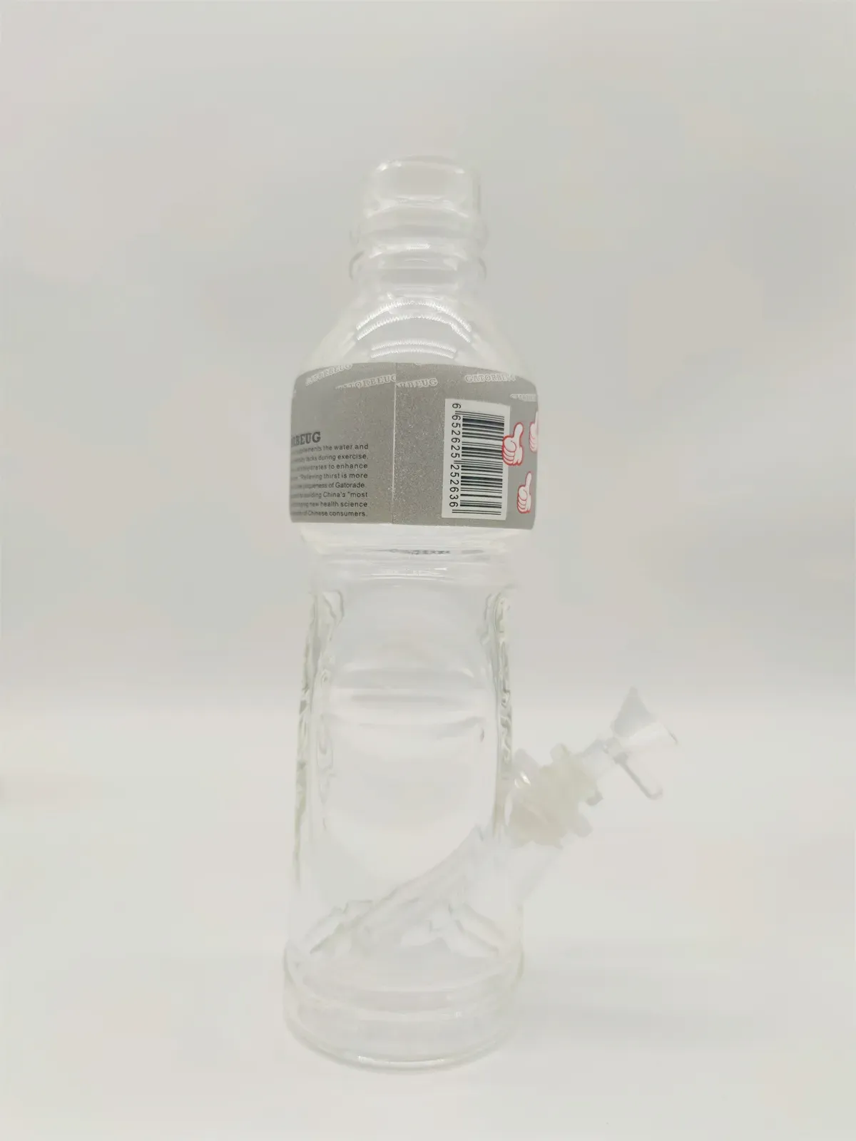 2021 Gatorbeug Heady Bong Clear 10 Inch Glass Bongs Water Pipe Gatorade Drinking Bottle Bong Tobacco Smoking Tube 10MM Bowl Heady Rig Recycler Bubbler Pipes