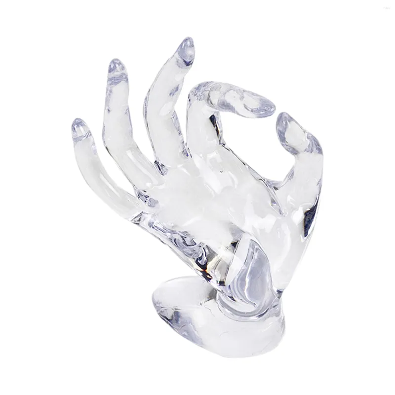 Dekorative Teller Ohrring Fashion Geschenkhand Hand verschwinden dauerhafte Desktop halten ordentliche Armbänder Ringhalter OK Form PP Kunststoff Ästhetik Elegant