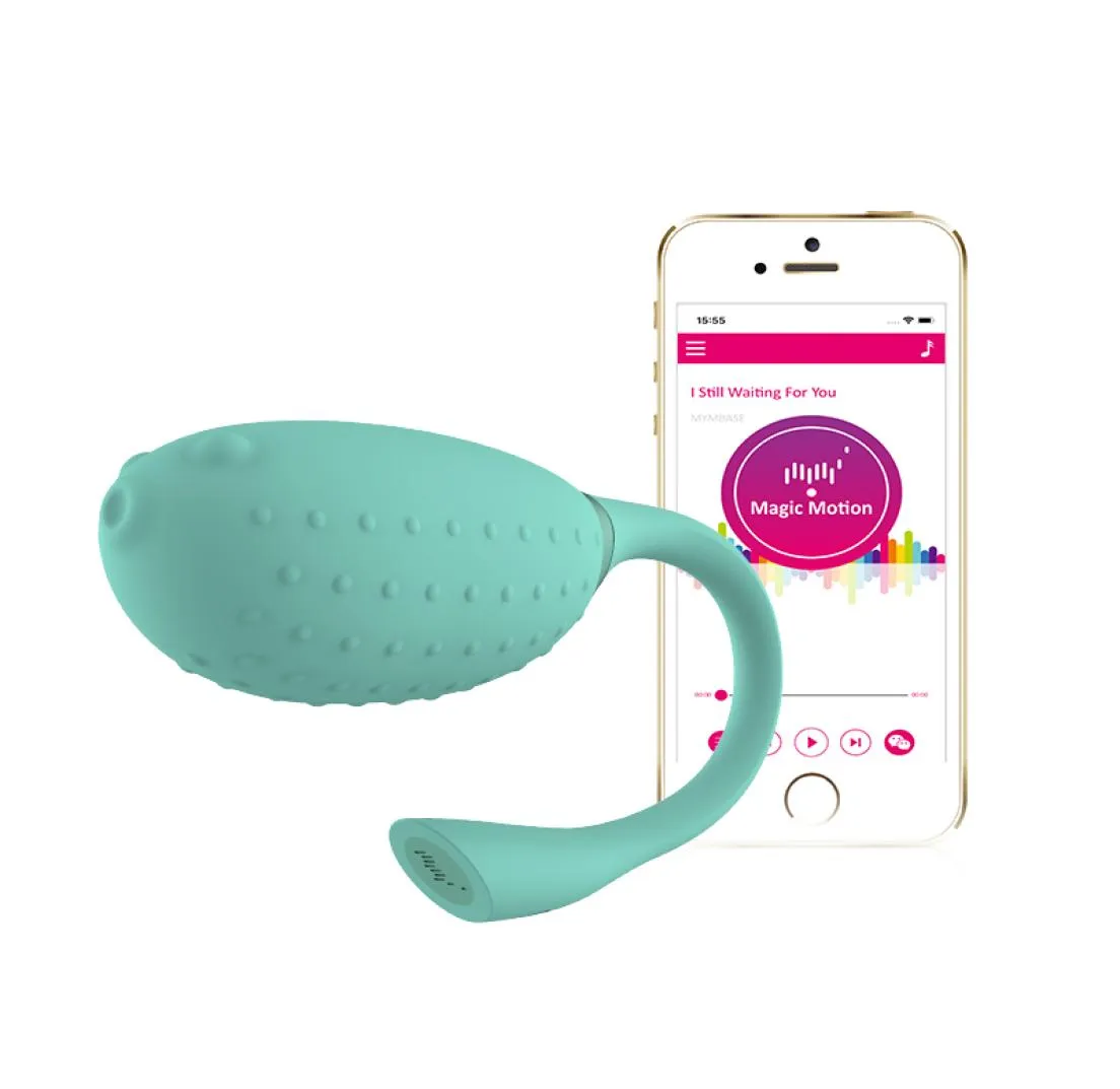 Magic Motion smart Sex toy Bluetooth Vibrator Gspot clitoris stimulator Fugu APP Control Vibrating egg Flamingo Vagina Massager Y3264057