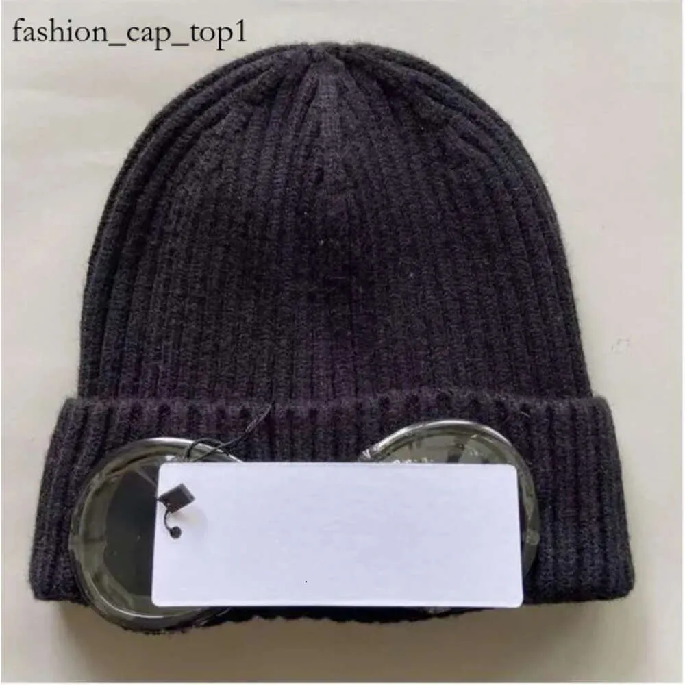 Projektantka CP Beanie Caps Męskie luksusowe kruki z kapeluszami Katami Kobiet Extra Fine Merino Wool wełna czapka Goggle Men Street Street popularna zimna moda kapelusz 9252