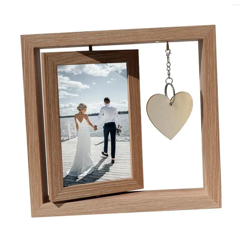 Frames Picture Frame Valentine's Day Gift Rotating Po For Thanksgiving Mom