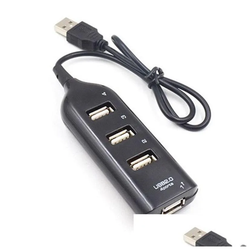 Usb Hubs Mini 4 Port 20 Hub Switch Charger Splitter For Laptop Pc Win95982000Mex Computer Peripherals Accessories Drop Delivery Comp Dh9Qm