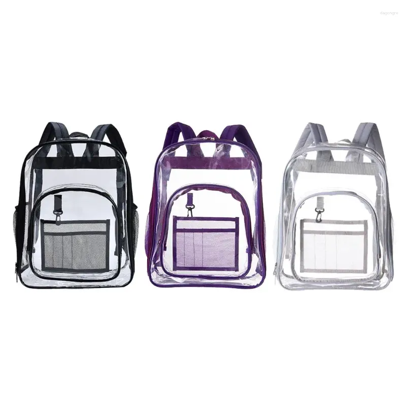 Backpack Clear Duty Duty Duty Transparent Bag per Travel di concerti di lavoro dello stadio