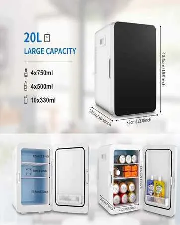 20L Portable Cooler Warmer Refrigerators