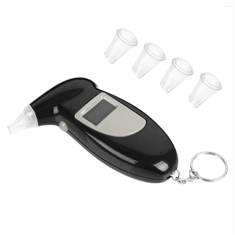 Breathalyzer Alcohol Tester Portable Mounted Blow Type Detector With Digital LCD Display
