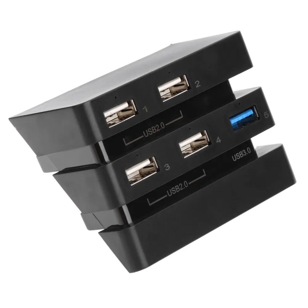 Адаптер 5 порт USB -адаптер концентрации для Sony PS4 Pro Console USB3.0 Extend Splitter Gaming Accessories