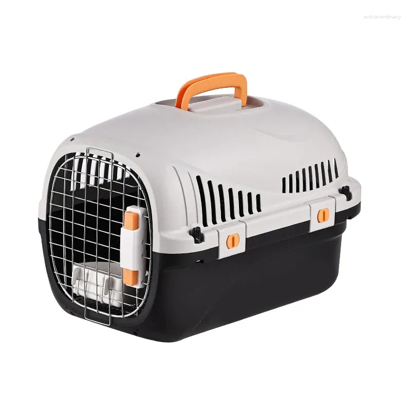 Cat Carrier Airline zugelassene Haustier Transportkäfige Reisebox Hunde Langable Träger Fall