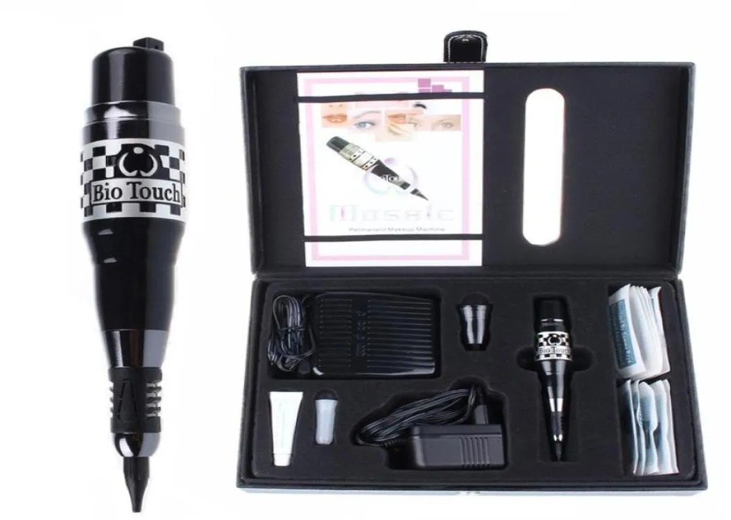 USA Biotouch Mosaic Tattoo Kits Permanent Makeup Rotary Machine Pen Beauty Equipment For Eyebrow Eyeliner Lips Cosmetics Make up8507432