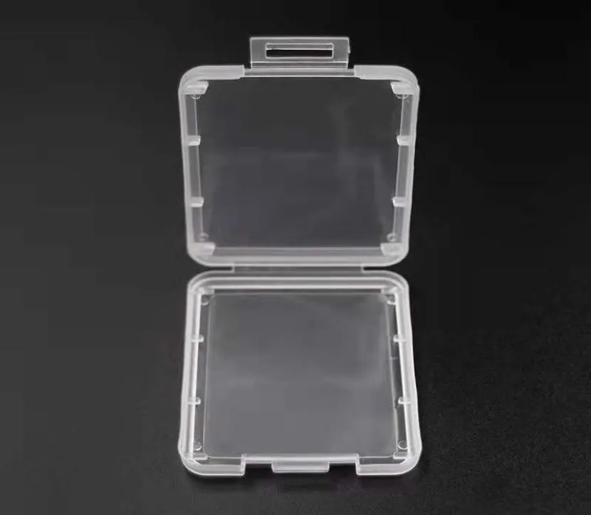 Nytt skydd Case Card Container Memory Card Boxes Tool Plastic Transparent Storage Box Mini Lätt att bära Box9776098