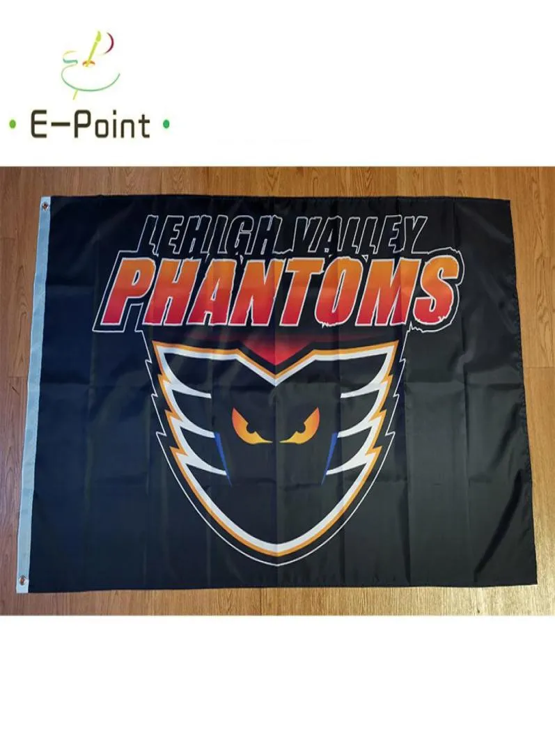 AHL Lehigh Valley Phantoms Flag 35ft 90cm150cm Polyester Flag Decoration Decoration Flying Home Garden Flag festives Cadeaux 7000112