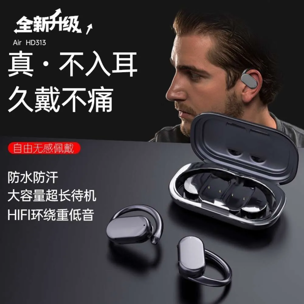 Nytt i Ows Ear Hanging Bluetooth Earpenhones Open Type Non Bone Conduct Sports Running Exklusiv för Sony